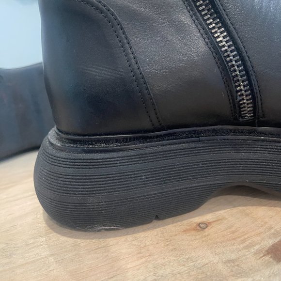 FREE PEOPLE Mara Zip Moto Boots Black size 8.5 NWOB $298 - Picture 11 of 15
